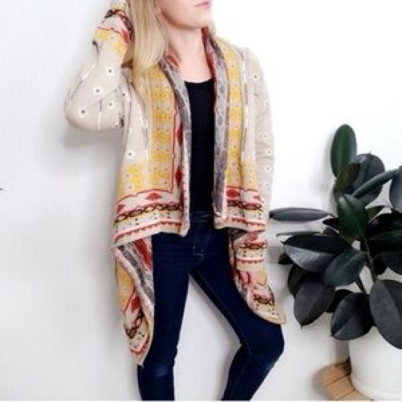 Anthropologie Freeway Southwestern Flyaway Cardigan - Picture 7 of 8